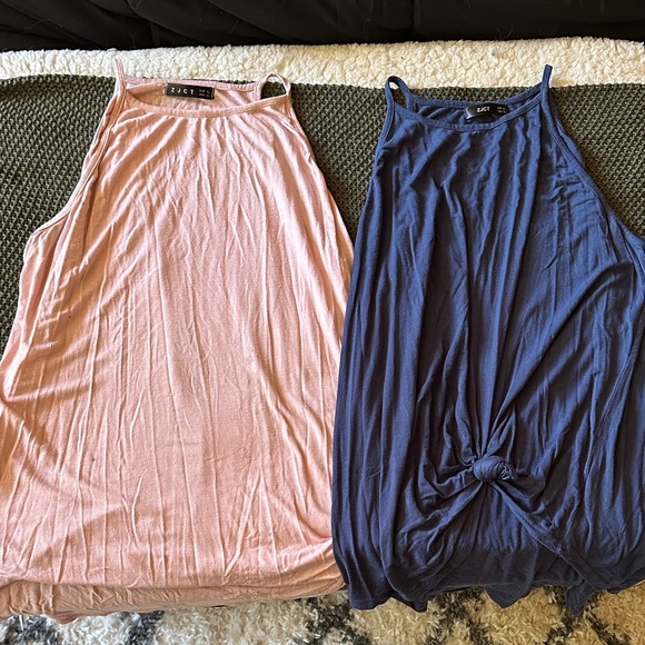 Pink and Blue Tank Tops - Picture 1 of 1